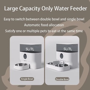 Otomatik Akıllı Mikroçipli Kamera Kediler İçin Paslanmaz Çelik Çift Kaseli Çift Yönlü Dağıtıcılı Akıllı Mama Kabı - Product Image 6