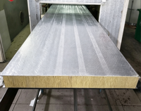 Panneau sandwich insonorisant et anti-bruit avec face métallique micro-perforée pour mur extérieur de bâtiment