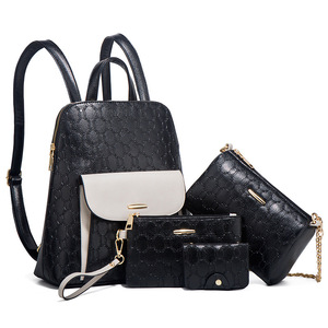 <span class=keywords><strong>Sac</strong></span> à <span class=keywords><strong>dos</strong></span> et <span class=keywords><strong>sac</strong></span> à main en <span class=keywords><strong>cuir</strong></span> luxueux pour dames ensemble <span class=keywords><strong>sac</strong></span> à bandoulière pour femmes à la mode - Product Image 2