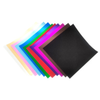 Nouveauté : Feuilles d'autocollants en vinyle adhésif permanent amovible 12*12 pouces pour traceur de découpe