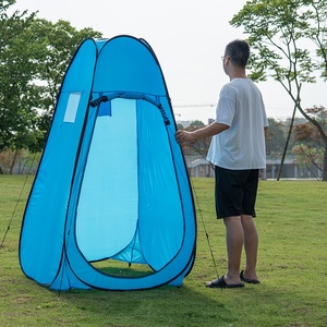 Vòi hoa sen Lều pop-up riêng tư Lều cắm trại nhà vệ sinh di động lều ngoài trời trại phòng tắm thay đồ phòng thay đồ - Product Image 4