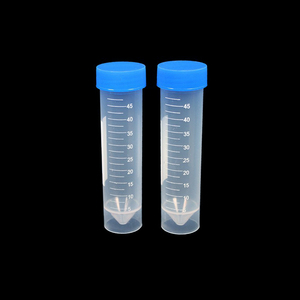 <span class=keywords><strong>Provette</strong></span> Coniche Sterili in Plastica PP <span class=keywords><strong>per</strong></span> Laboratorio IKEME, Fondo Piatto, 15ml 50ml, con Tappo a Vite - Product Image 3