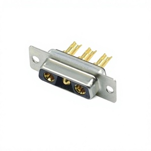 Conector Hembra D-SUB 3V3 de Alta Potencia LUNG KAY, 30A, Chapado en Oro, Tipo Soldadura, Conector Eléctrico Industrial 3V3 para Cable - Product Image 1