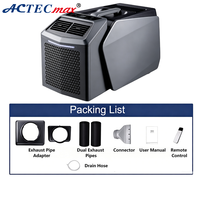 Climatiseur portable ACTECmax Mini Split, refroidissement seul, 450W, 220V/110V, 6000 BTU, 48V, pour camping, fourgon, camion, cabine, tente