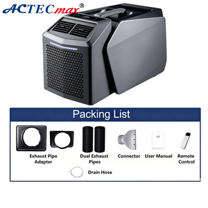 Climatiseur portable ACTECmax Mini Split, refroidissement seul, 450W, 220V/110V, 6000 BTU, 48V, <span class=keywords><strong>pour</strong></span> camping, fourgon, camion, cabine, tente - Product Image 2