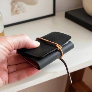 For Men's Slim <b>RFID</b> <b>Blocking</b> <b>Wallet</b> Zipper Closure Leather Short Nylon Lining Money Clip Receipt Holder Travel Presenter - Product Image 5