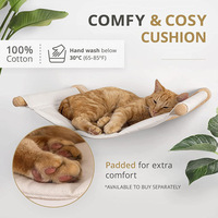Ensemble d'escaliers et d'étagères pour chat à plusieurs niveaux à fixer au mur, escaliers pour chat en bois, corde de sisal, décoration d'Halloween et de Noël pour une utilisation en intérieur