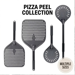 Accesorios para Hornear, Pala para <span class=keywords><strong>Pizza</strong></span> de Aluminio de 7/8/10/12 Pulgadas con Mango Largo Antideslizante, Pala para <span class=keywords><strong>Pizza</strong></span> para Horno - Product Image 1
