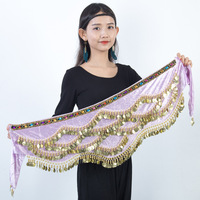 Jh153 écharpe de hanche chaude et sexy pièces d'or ceinture ceinture de danse du ventre écharpe de hanche