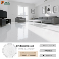 Peinture époxy pour sols, revêtement liquide auto-nivelant, sable coloré, usage intérieur, haute résistance à la compression, résistant à l'usure, directement de l'usine