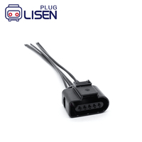 1J0973722A Konektor Lampu Depan 2 Pin Female Pigtail untuk Audi VW Beetle Golf Passat Tiguan Skoda