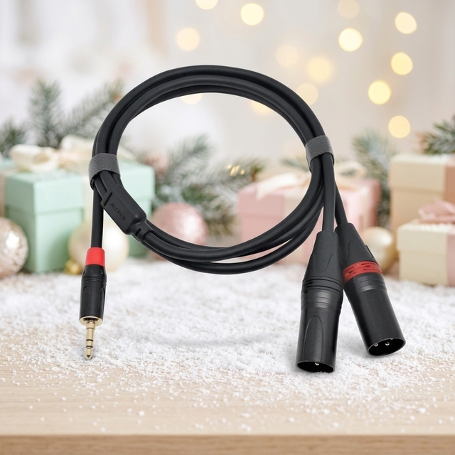 2.5 Stereo to XLR Audio Cable 3.5mm TRS Connector PVC Jacket Braid Shielded 3m/5m Male-Female for Microphone Speaker