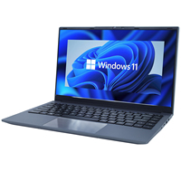 Laptop Kantor Rebeckah Factory 14 Inch 6-Core I3 CPU, Notebook Bisnis 1080P, RAM 8GB & SSD 256GB, Laptop Tipis untuk Rumah