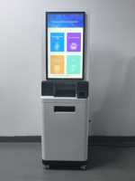 Kiosque de Services 32 Pouces pour Impression, Copie, Scan de Documents A4 avec SDK, Reconnaissance Faciale et Multi-OS, Destiné aux Administrations et Universités