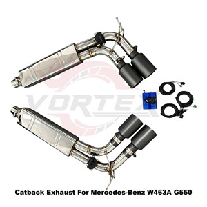 Vortex Premium-Tuner Selected Stainless Steel Side-Pipe For Mercedes-Benz W463A G550 2016+ Assembly - Product Image 5