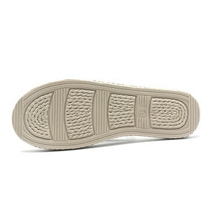 Nouveau coréen plage sandales pantoufles hommes respirant tongs été décontracté rotin herbe tressé sangles tongs - Product Image 6