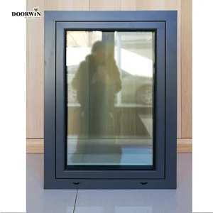 10 DAYS Fast Shipping Hot Sale Rain Proof Low-E Tempered Glass Thermal Break Aluminium Tilt Turn Window