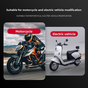 Rétroviseurs de moto réglables - Compatibles avec <span class=keywords><strong>Yamaha</strong></span> TMAX530, Honda CBR400R, Kawasaki Ninja <span class=keywords><strong>250</strong></span>/400 & <span class=keywords><strong>ZX</strong></span>-14R, Suzuki Sai 600 - Product Image 3