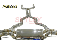 Pour BMW M5 G90 G99 Berline Touring 2025 et modèles ultérieurs S68B44T0 4.4L V8 PHEV, échappement catback à soupapes en acier inoxydable SS304 avec tuyau en Z et soupape OEM