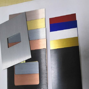 Panneau composite en aluminium Alucobond 3 mm <span class=keywords><strong>brossé</strong></span> <span class=keywords><strong>or</strong></span> argent, feuille ACP 2 mm 4 mm <span class=keywords><strong>DIBOND</strong></span>, pour signalétique publicitaire, mur intérieur - Product Image 5