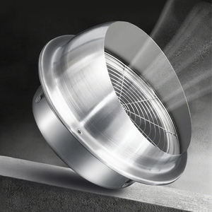 כובע אוורור נירוסטה לציפור ומכרסמים-אוורור, מכסה שקע פליטה למערכות אוויר טריות - Product Image 1