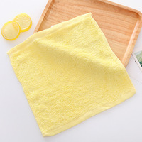 OEM ODM personnalisé 25*25cm coton bambou main thé coton Plaid serviette de cuisine absorbante torchon serviette de nettoyage