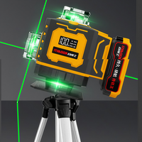 Niveau laser multifonctionnel automatique rotatif 4D à 16 lignes vert industriel OEM, auto-nivelant à 360 degrés, direct usine, garantie 3 ans