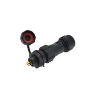 OEM IP68 étanche électrique 3 broches SP13 prise mâle DIN femelle pour l'alimentation pour les connecteurs d'aviation