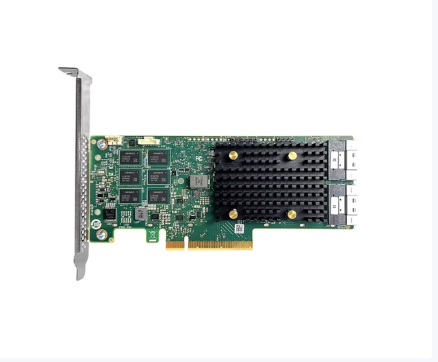 9560-16i LSI SAS 3916 Controller I PCle 4.0X8 SAS/SATA NVMe Mega RAID Array Card 8G Cache 2xSFF8654 16 Ports Server Adapter