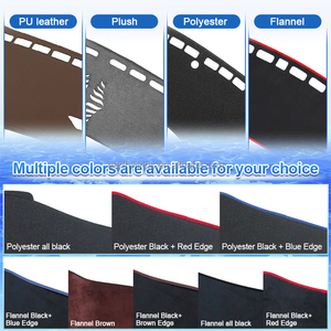 Cubierta de salpicadero de Tpe duradera para KlA Sorento 2015-2019 (<span class=keywords><strong>UM</strong></span>), accesorios interiores de lujo, alfombrilla y protector de tablero compatibles - Product Image 3