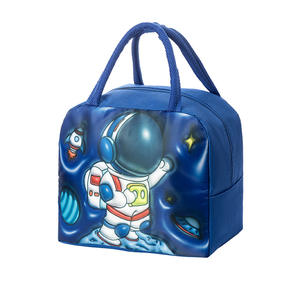 New Portable Cartoon Lunch Bag Internal Aluminum Foil Thickened Insulated Lunch Box Bag <strong>Children</strong> Cute With Lunch Box Bag - Product Image 5