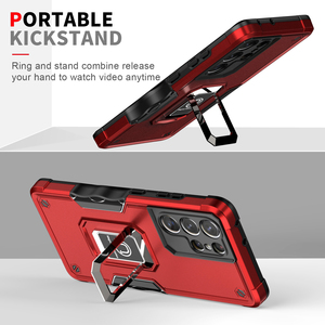 Armadura de lujo Protección Kickstand a prueba de golpes TPU + PC Hardware Phone Case <span class=keywords><strong>Samsung</strong></span> <span class=keywords><strong>S21</strong></span> <span class=keywords><strong>Ultra</strong></span> <span class=keywords><strong>5G</strong></span> Diseño simple al por mayor - Product Image 5