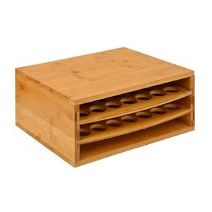 <span class=keywords><strong>Support</strong></span> de dosette de café en bambou pour 70 dosettes de capsules <span class=keywords><strong>Nespresso</strong></span> Vertuo-Organisateur de tiroir à capsules <span class=keywords><strong>Support</strong></span> de <span class=keywords><strong>machine</strong></span> à café - Product Image 1