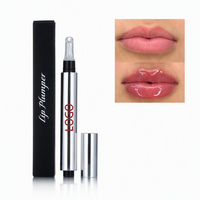 Nouveautés Personnalisées : Sérum Repulpant Hydratant Végétalien pour les Lèvres, Gloss à Pression Marque Privée avec Logo Personnalisé