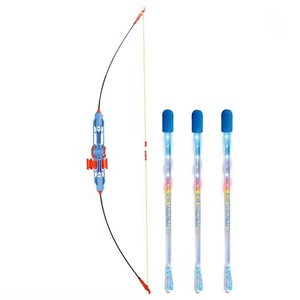 Trẻ em trong nhà ngoài trời thể thao đồ chơi vui vẻ phát sáng cung và mũi tên đồ chơi đặt vui nhộn ánh sáng Sợi cung mềm đạn mũi tên đồ chơi thiết lập - Product Image 4