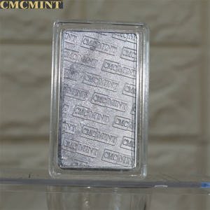 出售旧硬币1盎司。999铅水牛棒，带塑料盒包装 - Product Image 3