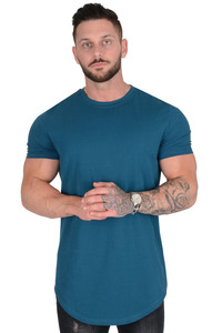 T-shirt personnalisé pour homme, manches courtes, en polyester, uni, col rond, pour le sport, la compression, l'entraînement, la gym, la remise en forme - Product Image 3