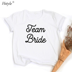 Equipo novia corazón Evjf despedida de soltera mujeres Gropu camiseta chica boda Mujer Tops <span class=keywords><strong>camisetas</strong></span> Mujer negro Rosa Blanco ropa - Product Image 5