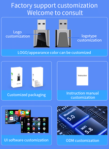 Xlintek Km3 Smart Mini Draadloze Carplay Adapter Voor Android/Ios Apparaten Converteert Draadloos Bluetooth 5.0 Eenvoudige Installatie - Product Image 6