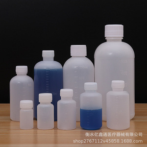 Botellas Graduadas de Plástico de 10-500 ml, Selladas, para Muestreo, Dispensación de Reactivos, Botellas de Laboratorio - Product Image 1