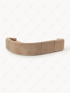 Divano Angolare Modulare a L in Velluto Morbido di Lusso Moderno Ferly <span class=keywords><strong>per</strong></span> <span class=keywords><strong>Soggiorno</strong></span> e Salotto - Product Image 5