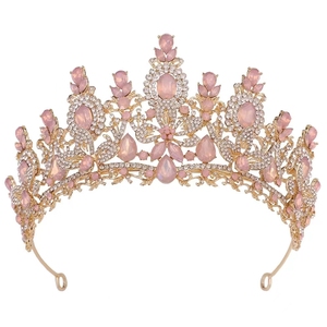 Tiara de cristal plateado para mujer, diadema de Reina real, ajuste de garra, boda, compromiso, desfile, fiesta, <span class=keywords><strong>tocados</strong></span> de princesa - Product Image 4