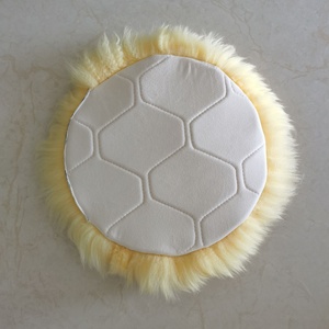 Promotion Modern Australian Sheepskin Extra Thick Non-Slip Breathable Durable Seat <strong>Cushion</strong> Genuine Soft Fur Mat Chair <strong>Stool</strong> Pads - Product Image 6