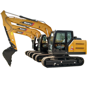 Excavadora hidráulica de cadenas usada SANY SY135C de 13 toneladas con alta adaptabilidad y líneas hidráulicas auxiliares para demolición en interiores - Product Image 1