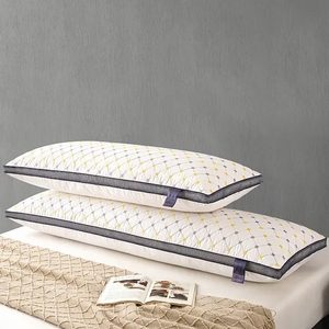 Oreiller de couple avec oreillers doubles Massage doux antistatique Maison Ménage pour mère et enfant Oreiller particulièrement long - Product Image 5