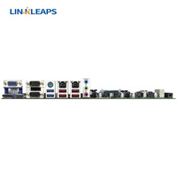 Carte mère industrielle Linkleaps Q470 ATX prenant en charge les processeurs Intel Core I9 I7 I5 I3 de 10e et 11e génération avec SSD M.2, 4 DDR4, double GbE LAN, 6 COM