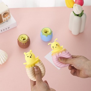 Bestselling Stress Relieving Honey Pot Cup,Fun Kneading Honey Bear Cup,Novel And Unique Stress Relieving Toys - Product Image 1