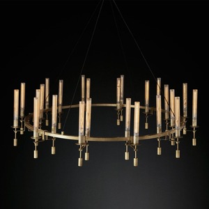 Lámpara colgante de <span class=keywords><strong>lava</strong></span> de arte acrílico de ágata creativa de concha Retro europea, lámpara de pared de cabecera de mosaico de estilo americano - Product Image 1