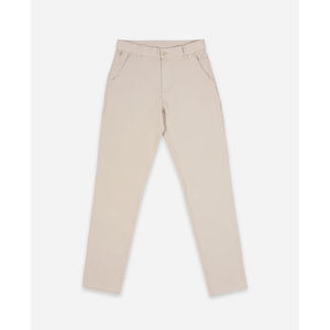 Pantalon Chino en velours côtelé en coton mélangé élégant pour femmes Durable léger avant plat coupe droite mince pour le bureau tenue quotidienne été - Product Image 5