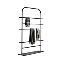 Hijabhouse Gold Hot Sale Hijab Stand Home Use Scarf Hanger 11 Layers Fabric Display Rack for Shawl Hijab Stand